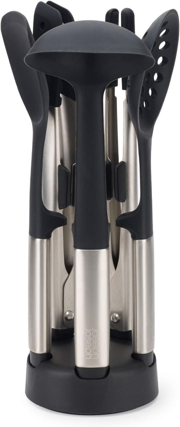 Joseph Joseph Elevate Fusion 5piece Silicone Utensil Set With Storage Stand Stainless Steel